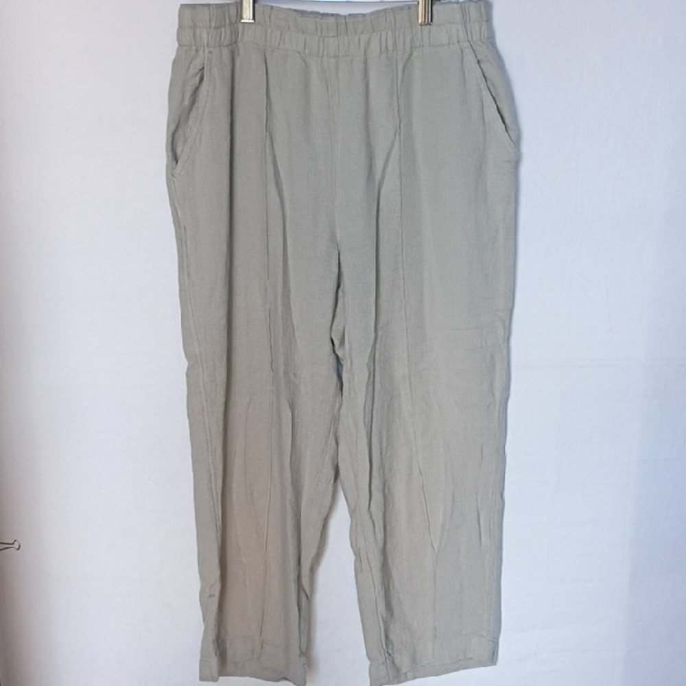 Madewell Women's Breeze woven Pants & Jumpsuits Light Green Size L - Picture 4 of 10